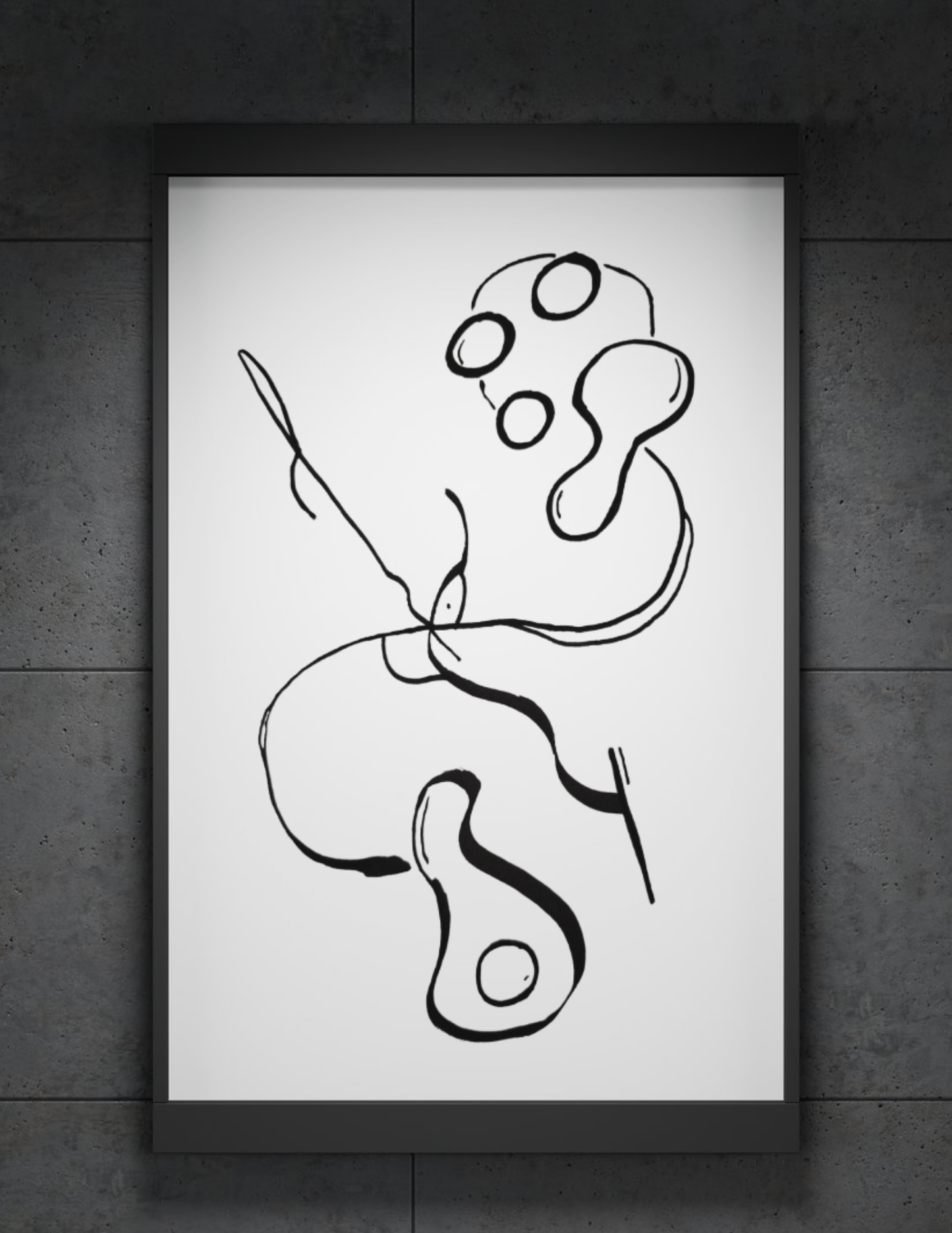 The Molecules (Framed Print)