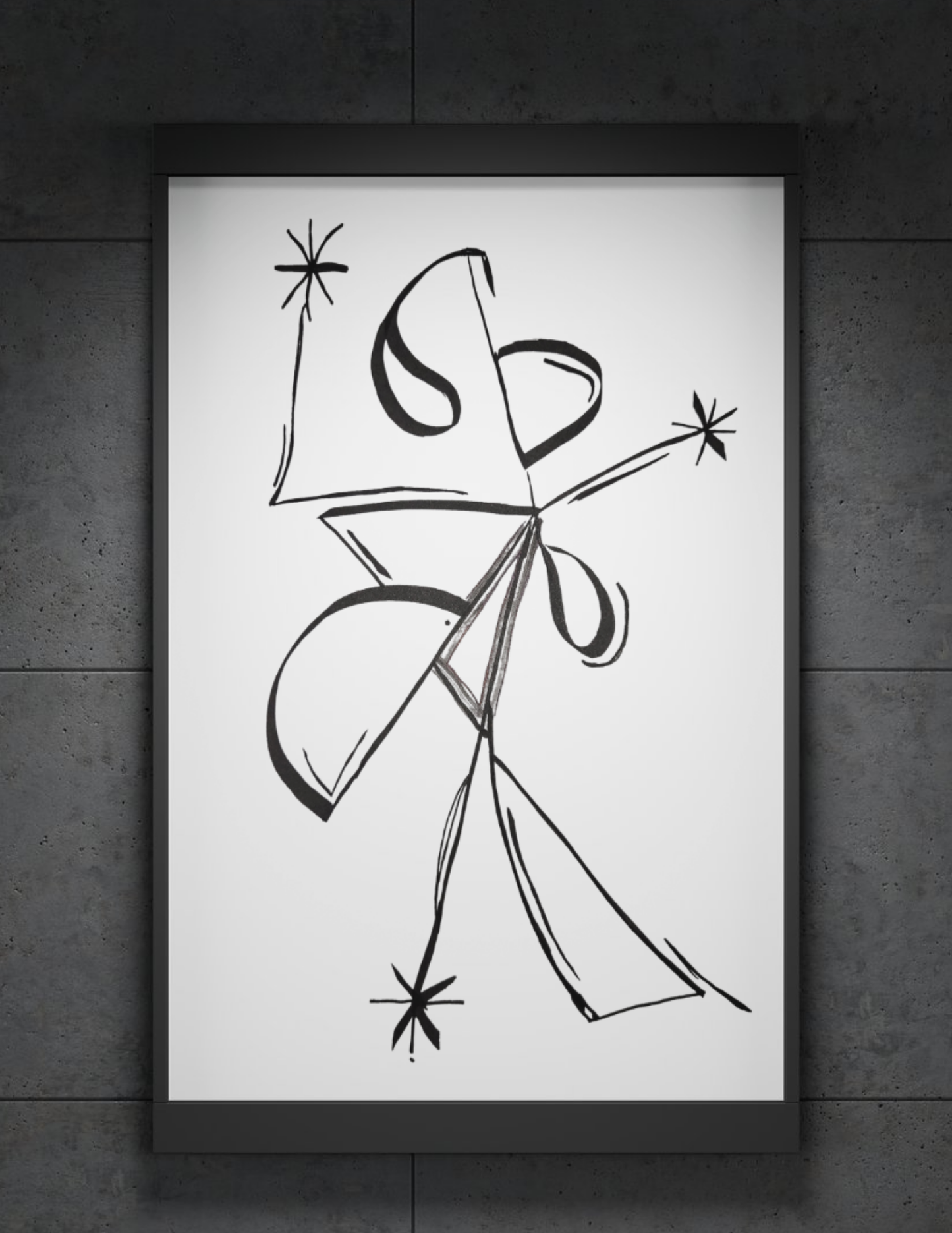 The Dancer (Framed Print)