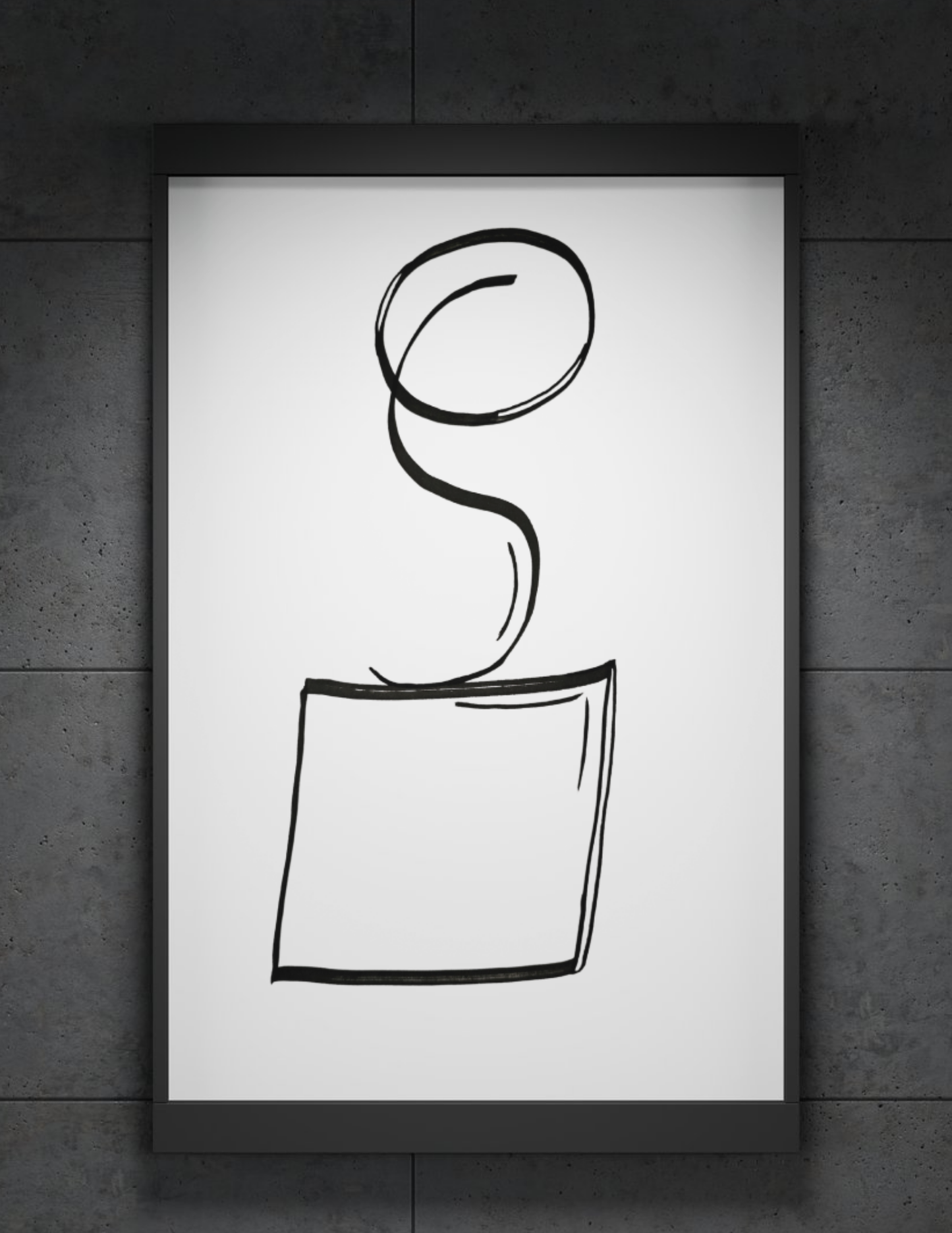 The Display (Framed Print)
