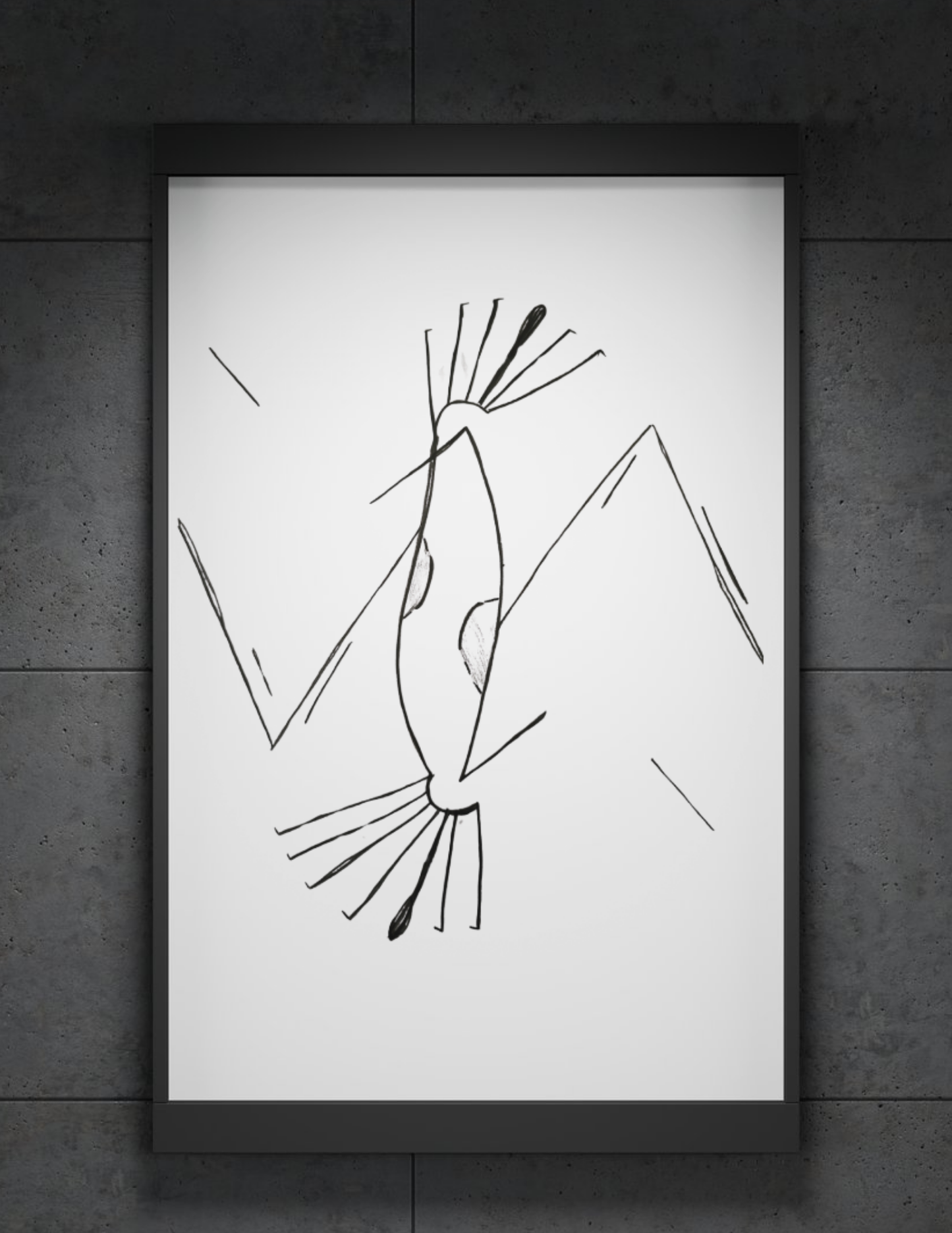 The Bird (Framed Print)