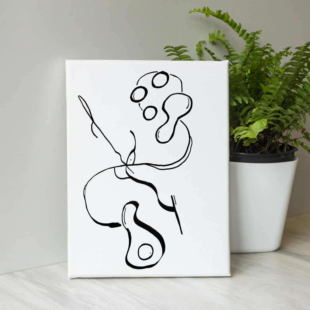 The Molecules (Easel Back Canvas)