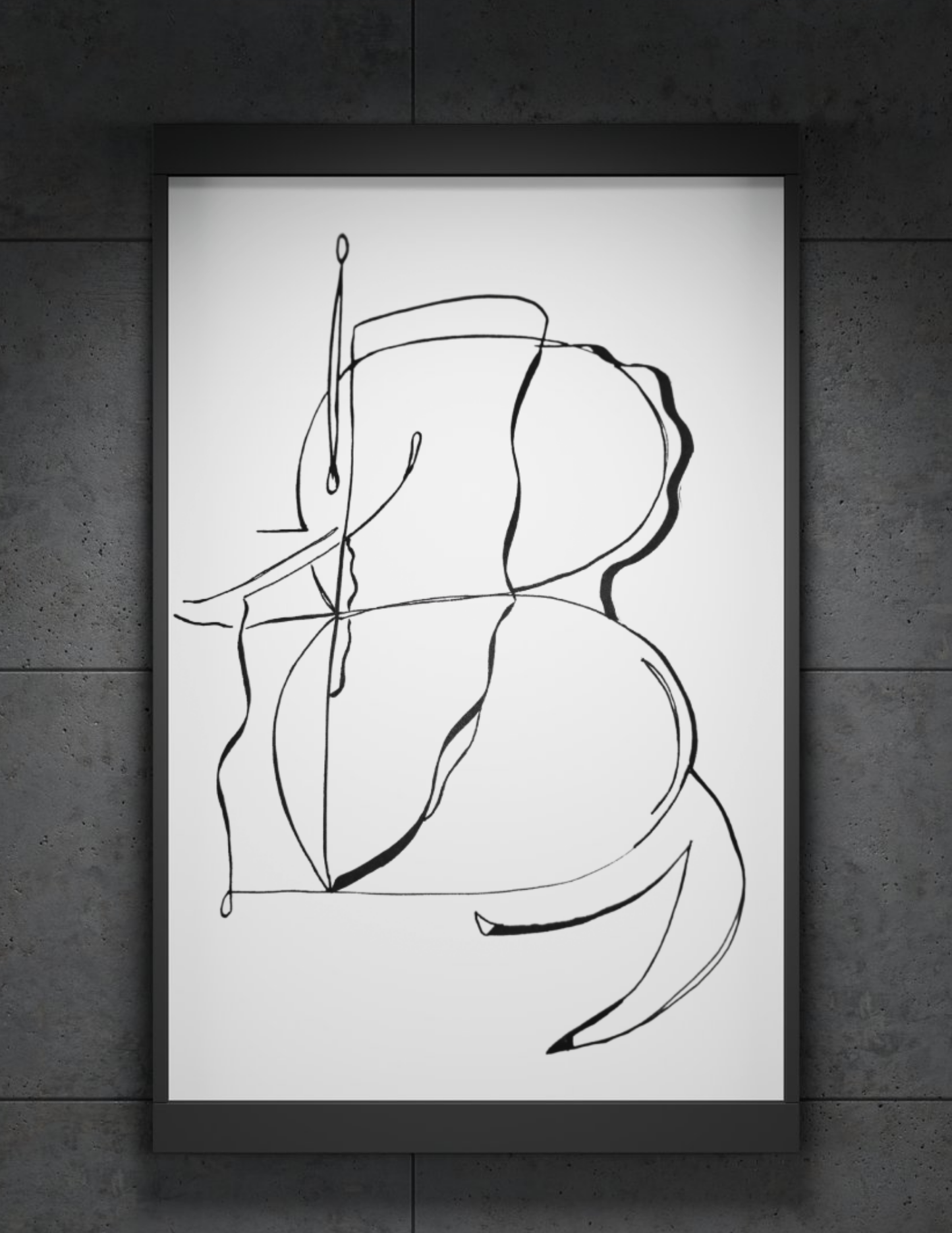 The Silhouette (Framed Print)