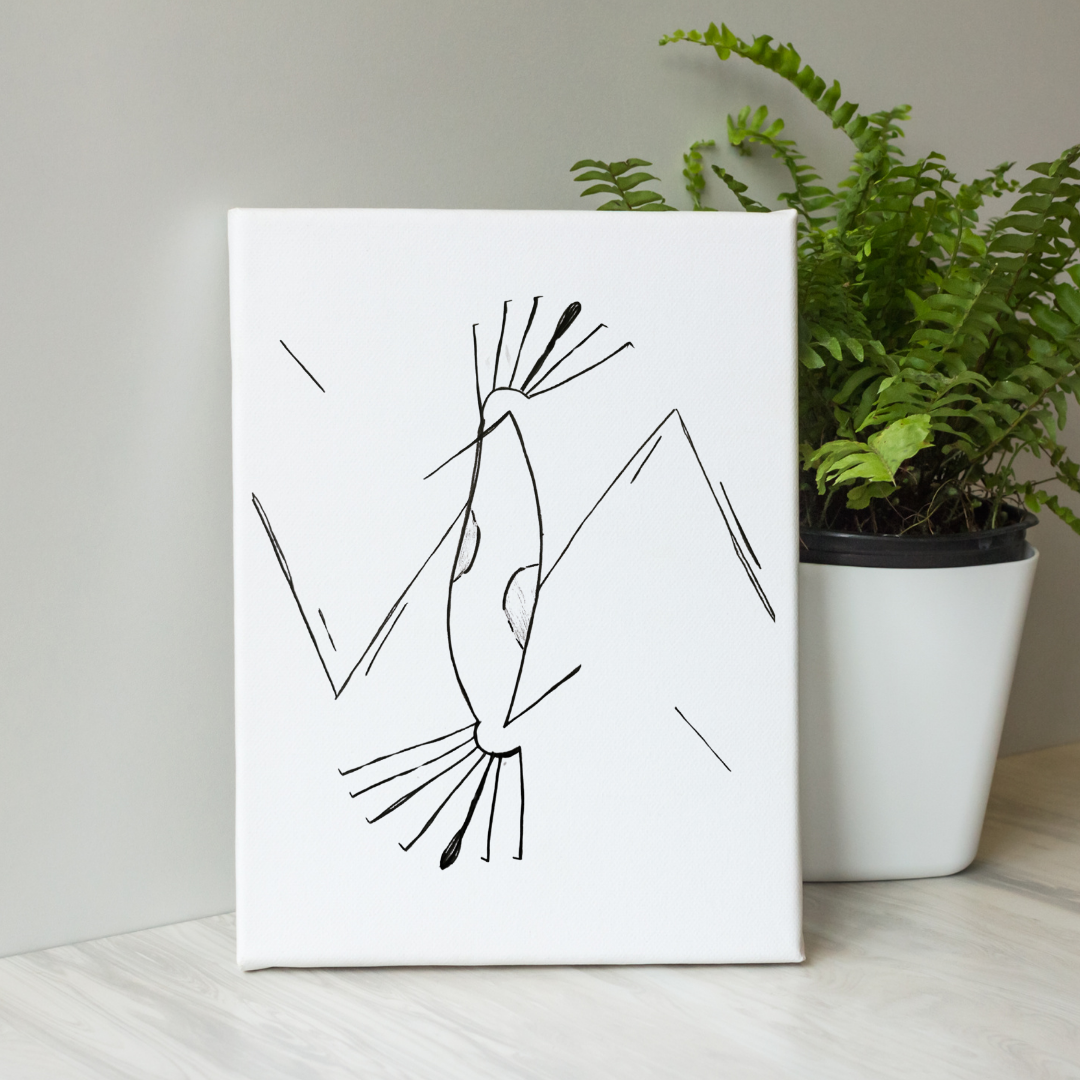The Bird (Easel Back Canvas)