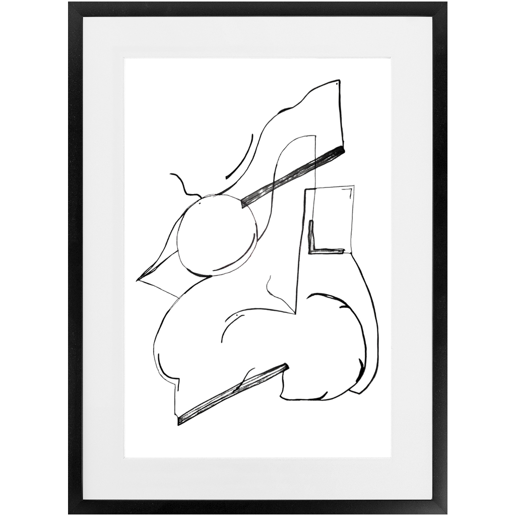 The Face (Mat Framed)