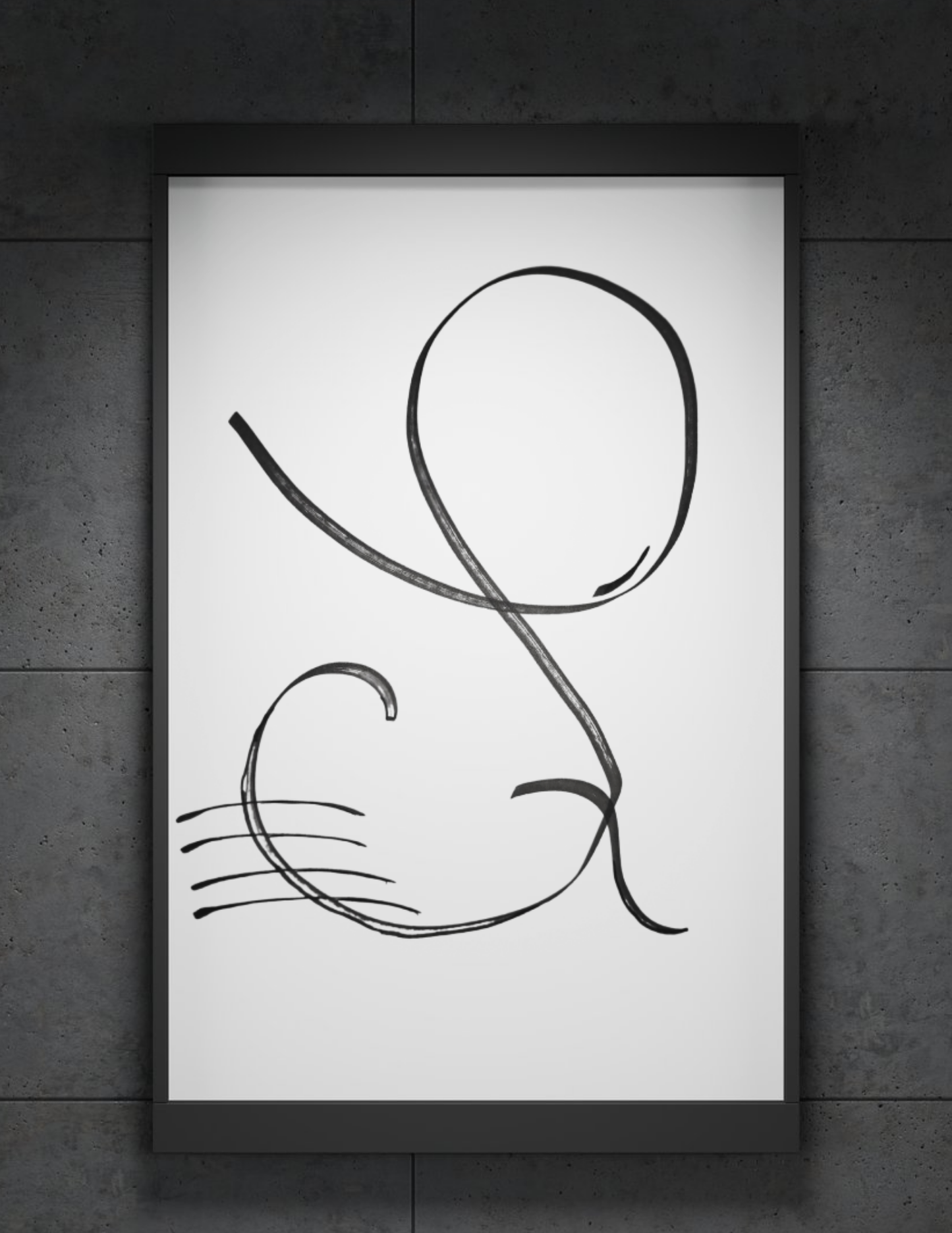 The Note (Framed Print)