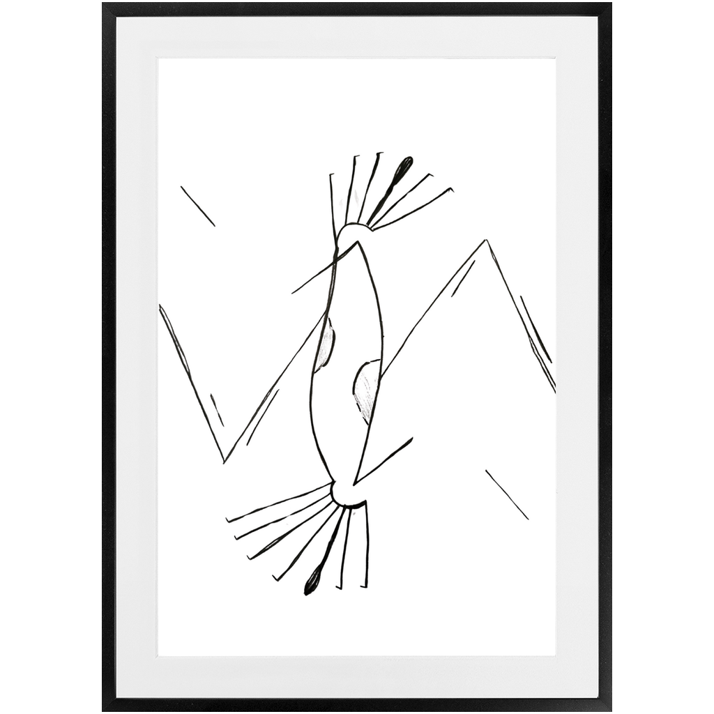 The Bird (Mat Framed)