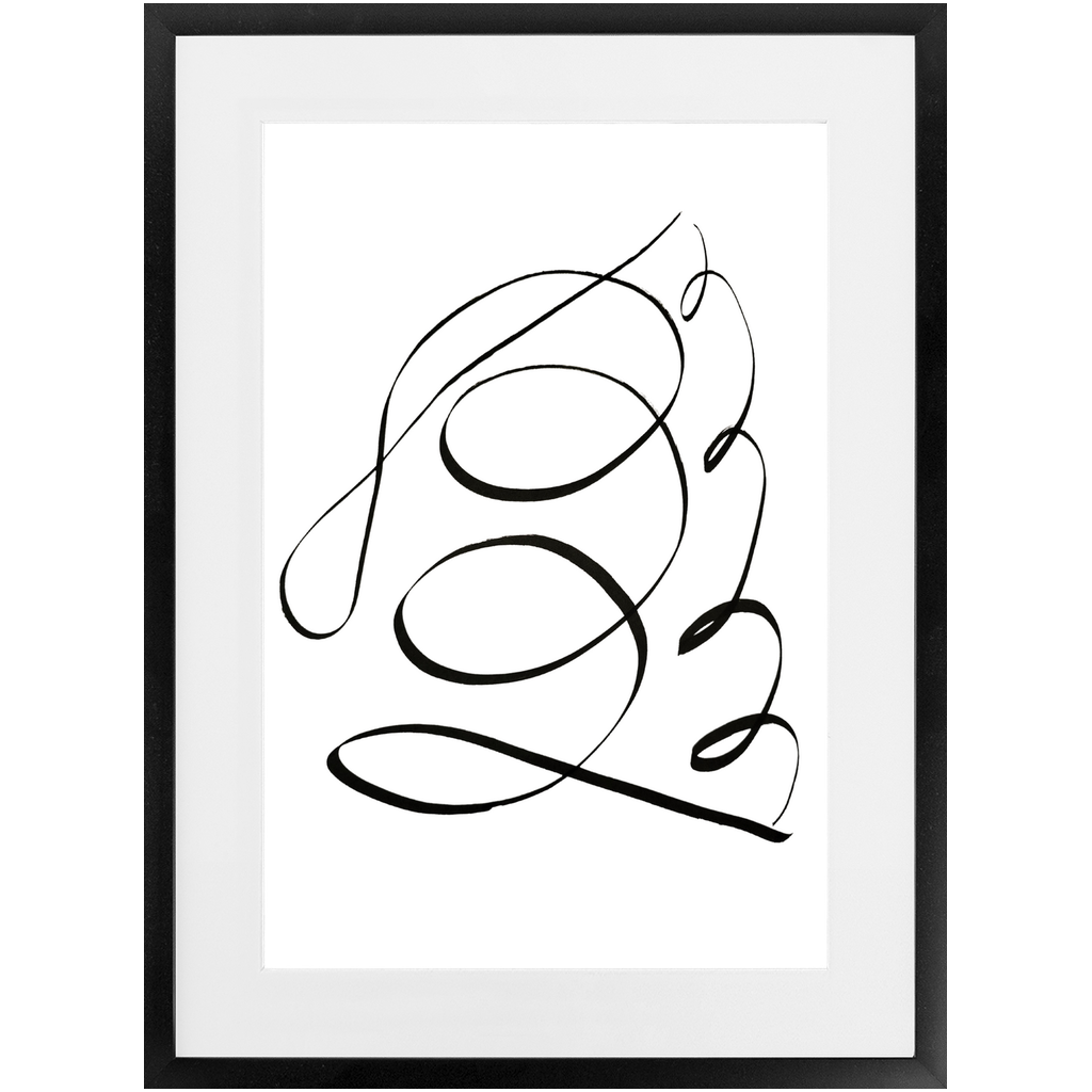The Doodle (Mat Framed)