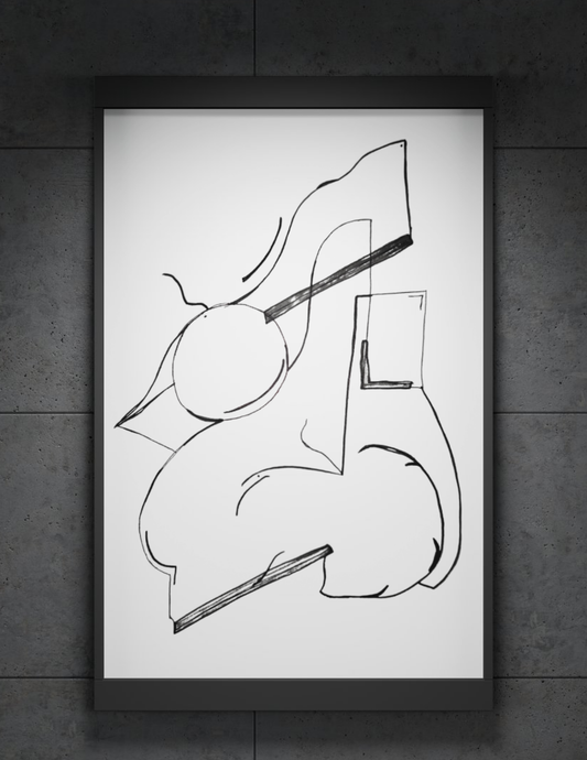 The Face (Framed Print)