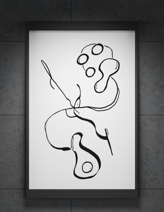 The Molecules (Framed Print)