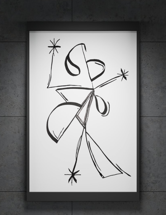 The Dancer (Framed Print)