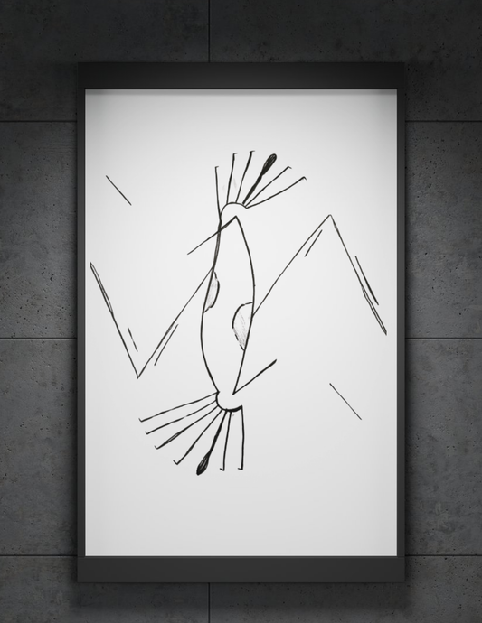The Bird (Framed Print)