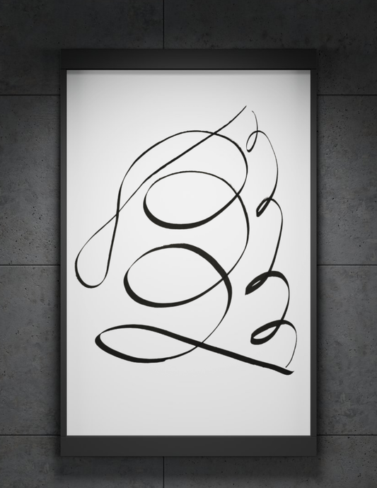 The Doodle (Framed Print)