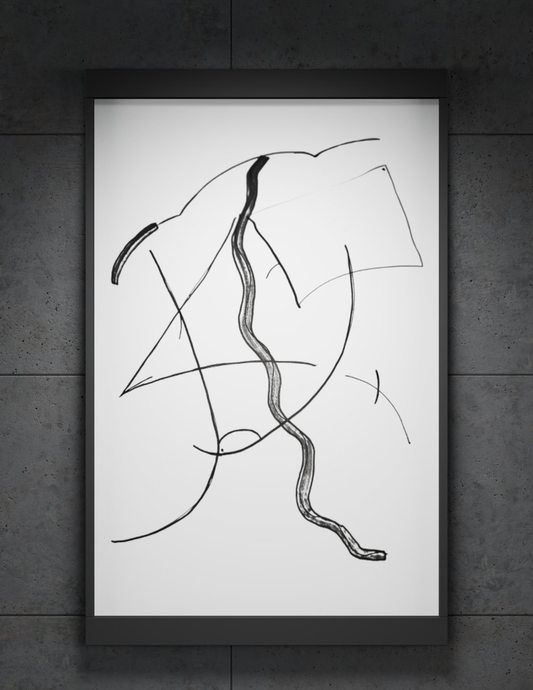 The River (Framed Print)