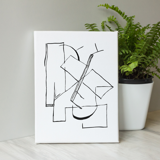 The Puzzled (Easel Back Canvas)