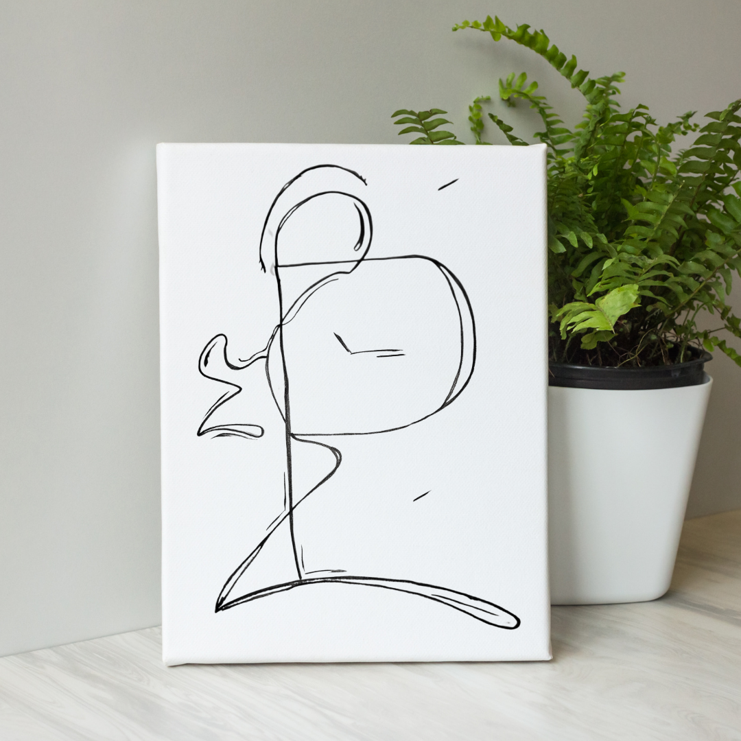 The Drummer (Easel Back Canvas)