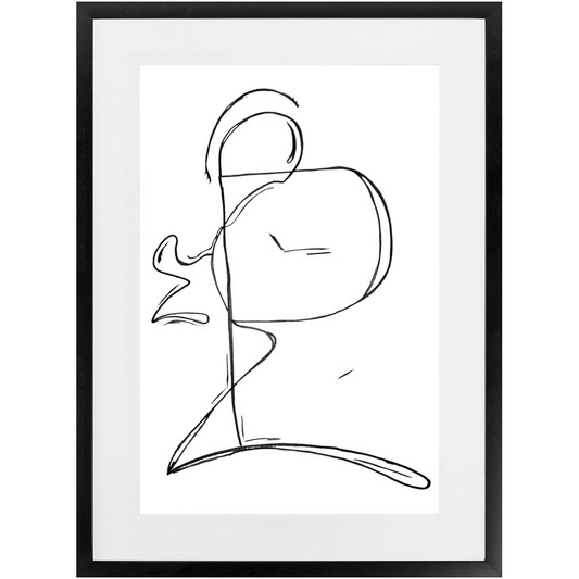 The Drummer (Mat Framed)