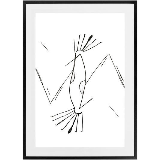 The Bird (Mat Framed)