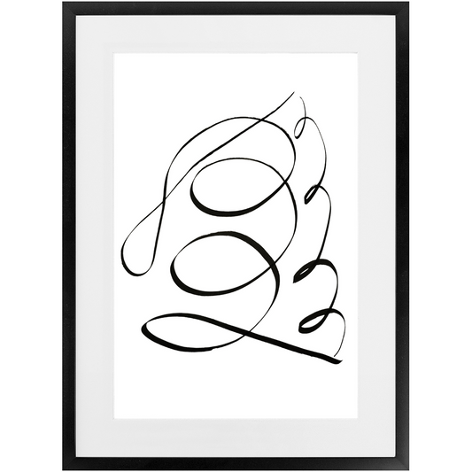 The Doodle (Mat Framed)